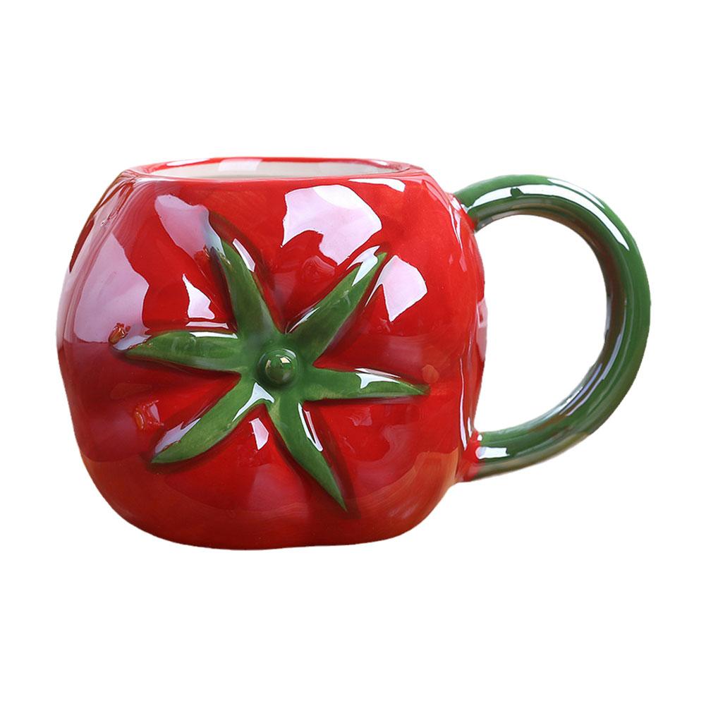 Europäischen und Amerikanischen Kürbis Büro Tasse Kreativität Keramik Tasse Nette Orange Lieblings Form Becher Y2A2