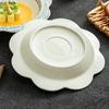 Flower Shaped Ceramic Plate Creative Deep Plate Thick Soup Plate Salad Plates Dessert Plates Restaurant Specialty Tableware
