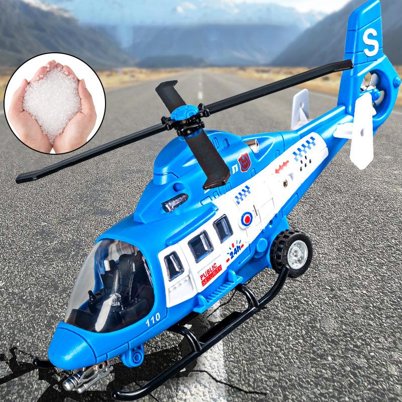 Simulation Large Rescue Helicopter Toys With Lights/Sound Effects Transport Aircraft Model Kids Early Childhood Educational Toy
