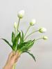 Artificial Floral Arrangement: Red Persimmon & Winterberry for Living Room or New Year Décor