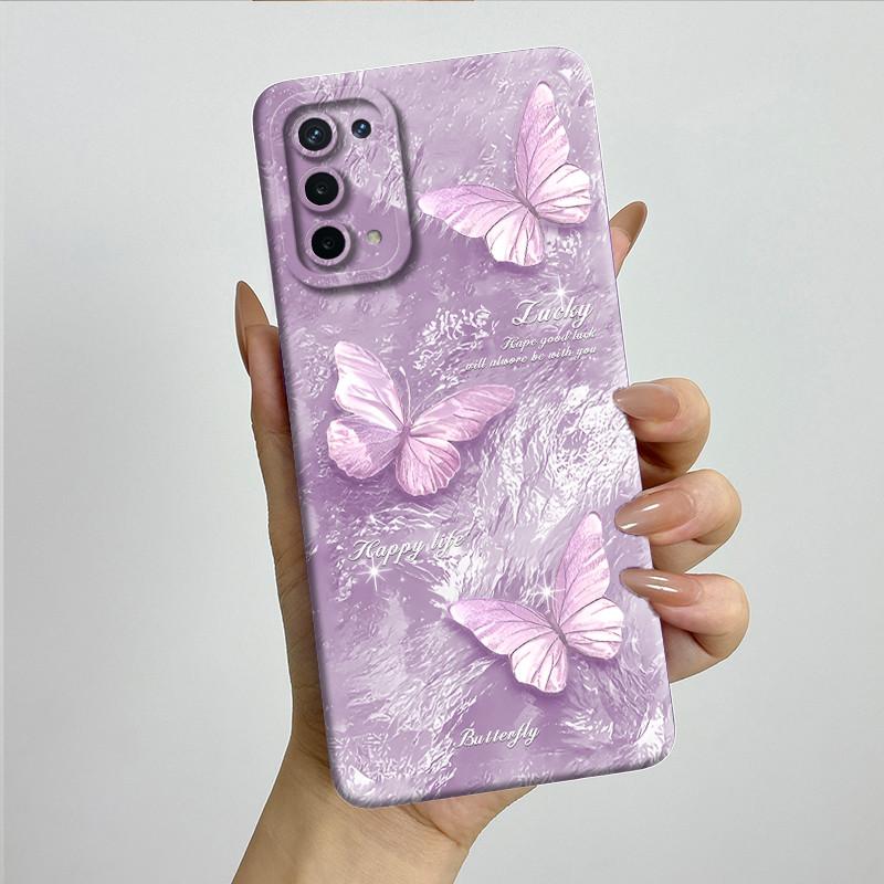 For OPPO A74 5G A54 5G Case A93 5G Capa Silicone Soft Phone Funda CPH2197 CPH2195 CPH2263 Painted Printed Protective Back Cover