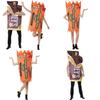 Halloween Cosplay Peanut Butter Chocolate Bar Unisex Jumpsuit For Themed Parties