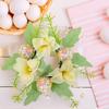 2025 NEW Easter Front Door Wreath Spring Wreath Cross Wreath Hanging Front Door Easter Decorations Artificial Wreath