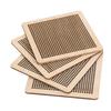 4pcs Hollow Design Needlepoint Board Set Wooden Embroidery Stitch Board  For Crafters