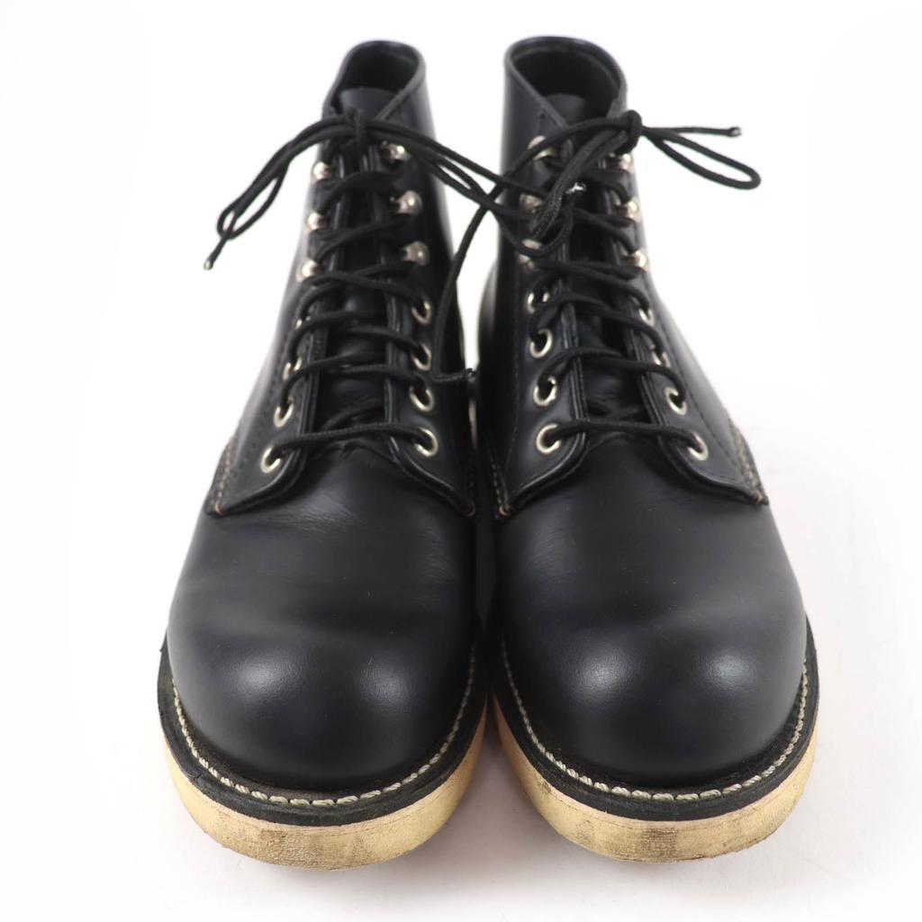 Great RED WING short boots Irish Setter Tag Classic Plain Toe Leather Women 8165 Used
