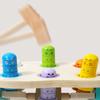 Holz-Wackelpudding-Spielzeug für Kinder Whack-a-Mole-Spiel Frühpädagogisches interaktives Spielzeug für Jungen und Mädchen im Alter von 4-6 Jahren