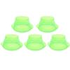 10Pcs Slug Collars PP Green Transparent Slug Snail Protective Collar Garden Cloches for Household