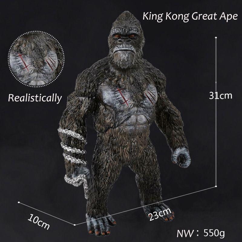 King Kong Gorilla Model Figure Skull Island Toy Perfectly Crafted Pvc Collectible For Imagination And Fun