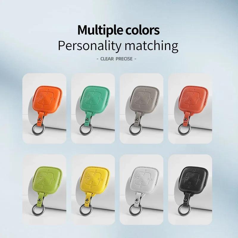Innenraumverkleidungen Lammfell Auto Intelligenter Fernschlüssel Etui Abdeckung Halter Tasche Schale Voll für ZEEKR 009 Schlüsselanhänger Auto Zubehör