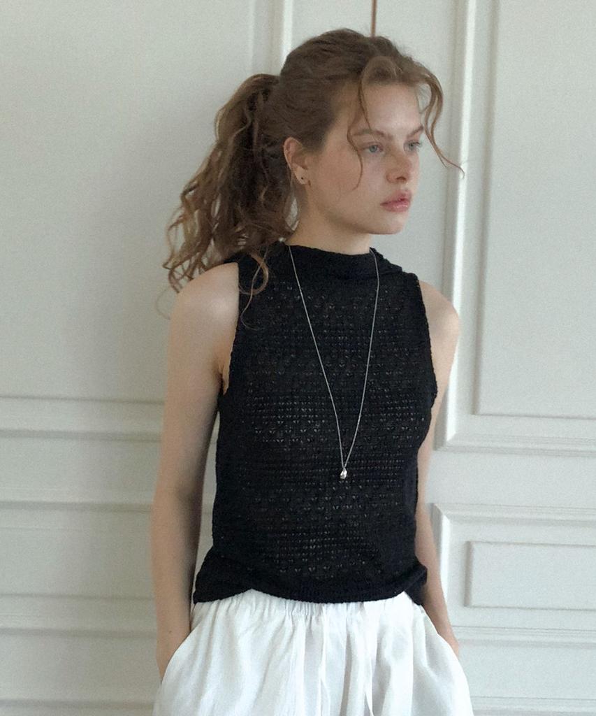DELIDI Elrocio Neck Vest (Black)