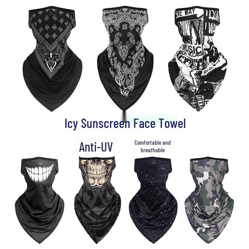 Ice Silk Sun Protection Motorcycle Riding Headband
