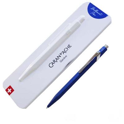 CARAN D'ACHE Στυλό Διαρκείας Βάσης Λαδιού 849 Χρώμα Ματ X Μπλε NF0849-635