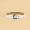 Trendy Retro Inlaid Gem Belt Female, Punk Style Personality Hottie Decorative Belt