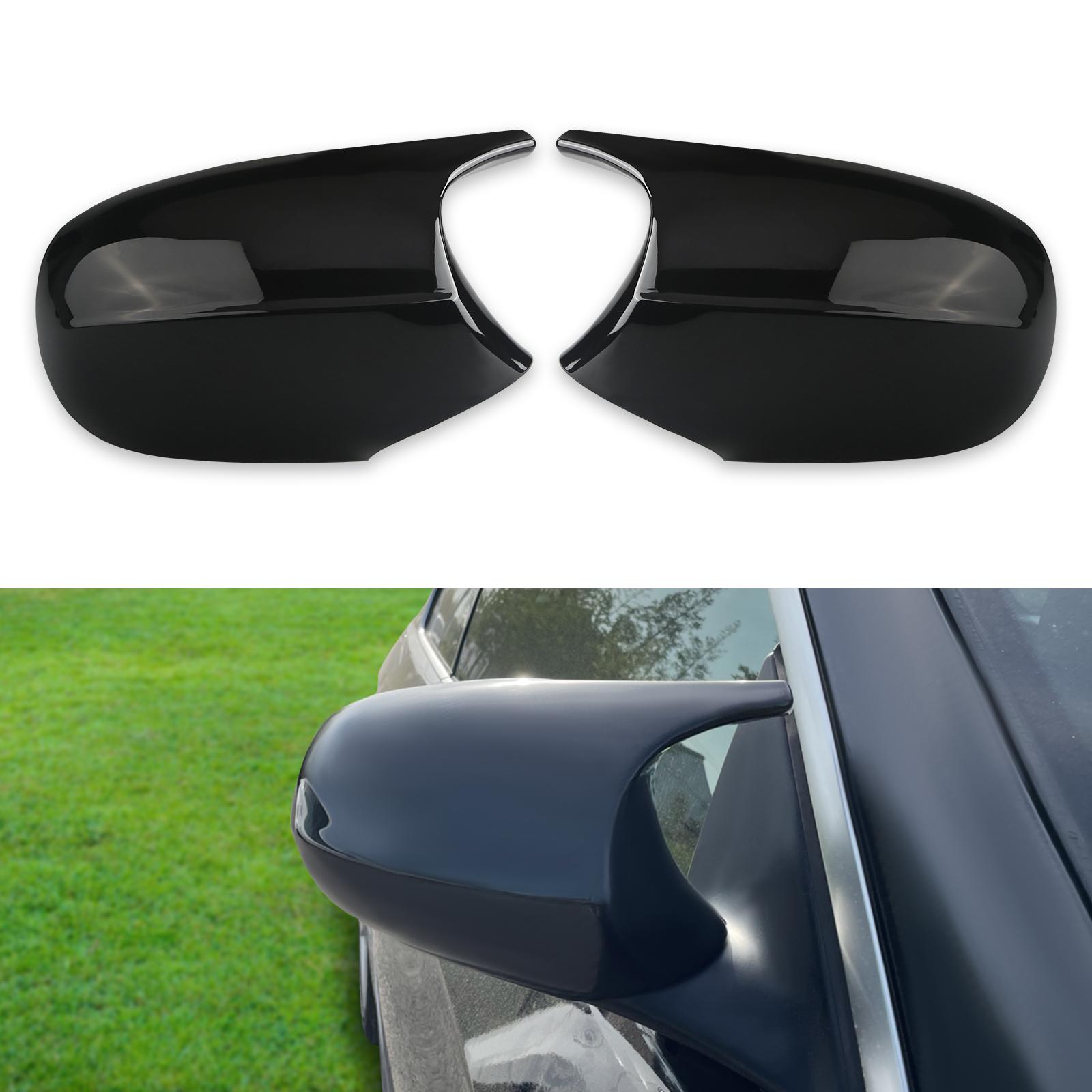 

Крышка зеркала заднего вида автомобиля для BMW E90 E91 E81 E82 E87 E88 для BMW E92 E93, черная крышка заднего зеркала из углеродного волокна для автомобиля