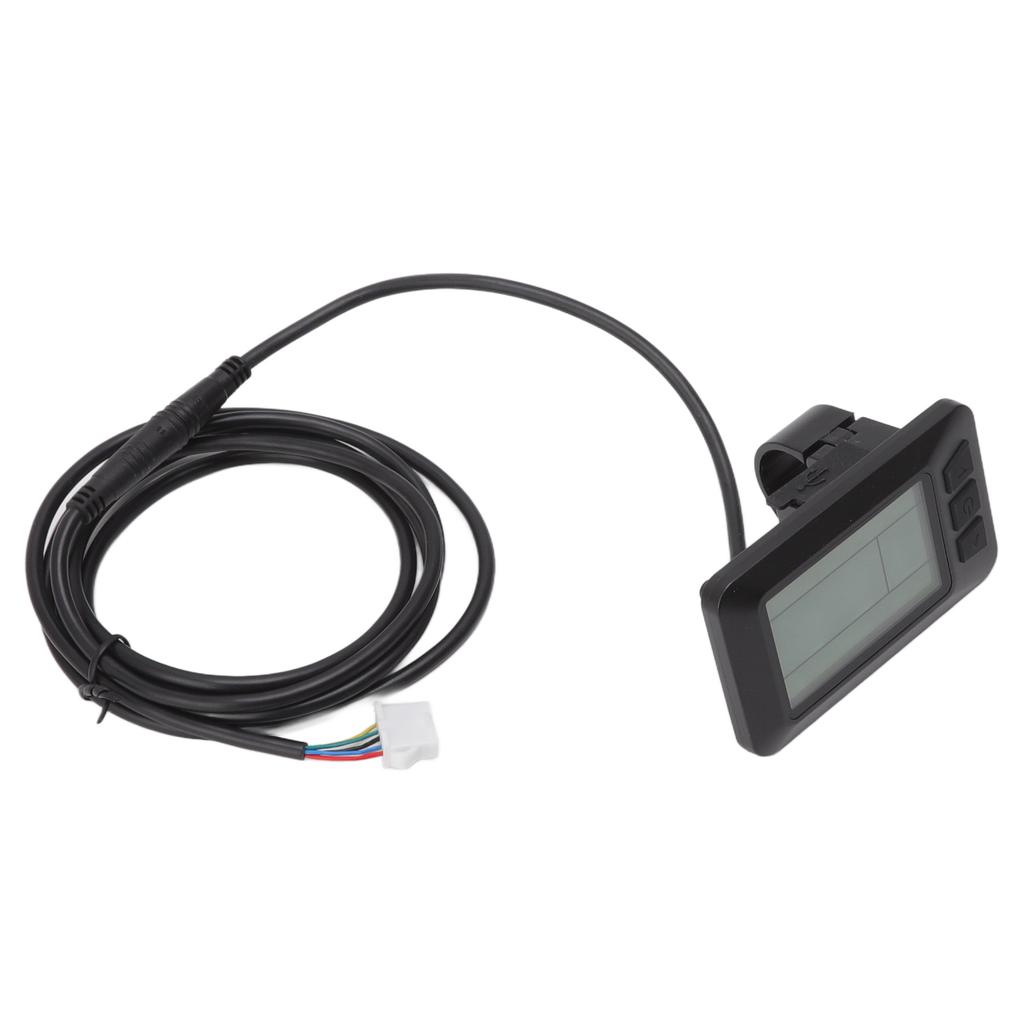Electric Bike LCD Display Meter 24V 36V 48V 5pin Connector Waterproof Bicycle Speedometer for KT Controller
