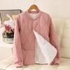2025 Autumn/Winter New Velvet-Enhanced Lightweight Cotton Jacket, Portable Short Style, Close-Fitting, Warm, and Versatile for Indoor/Outdoor Wear.