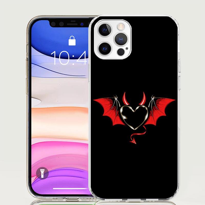 Gothic Vampire Scarlet Art Phone Case for Apple iPhone 17 Air 16 15 Plus 14 + 13 Mini 12 11 Pro Max 7 8 SE 16Max Soft Shell Cove