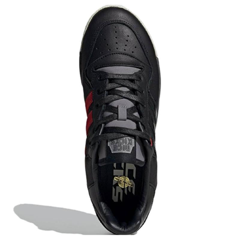 Adidas Nice Kicks X Adidas Rivalry Low 'Core Black' Sneakers IH2598