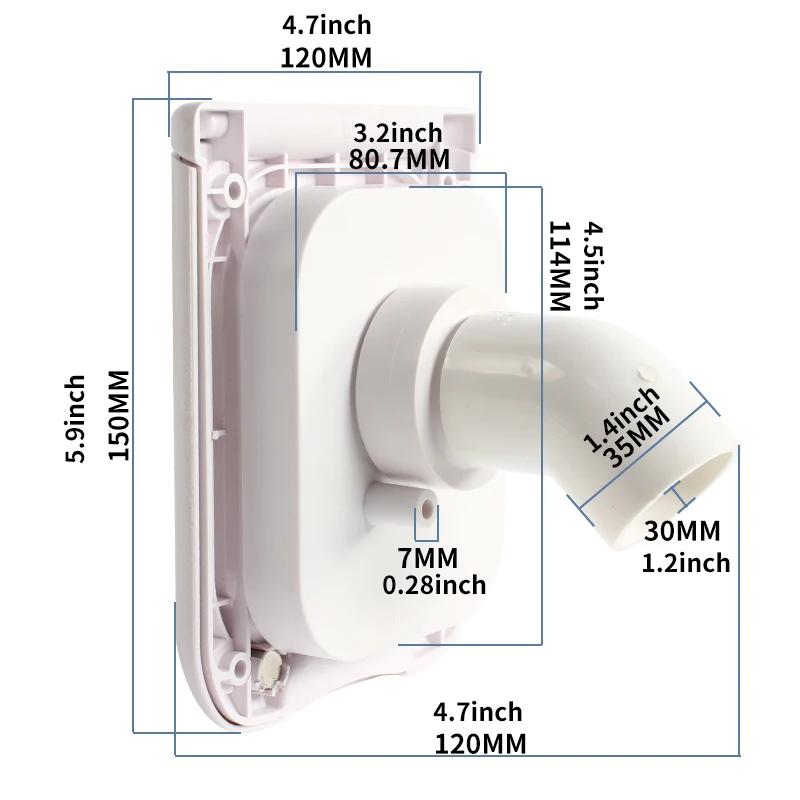 Leak-Proof Square Gravity Water Inlet Hatch – Lockable Outdoor RV & Caravan Camping Water Tank Port