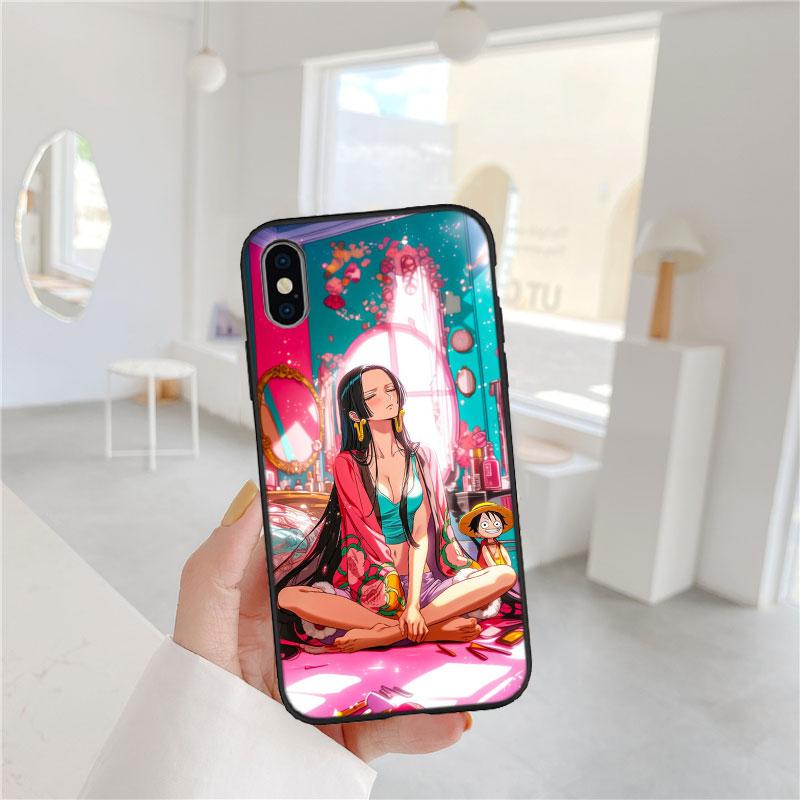 

FM35 One Piece Boa Hancock Soft Shell Phone Case for iPhone SE X XS XR 11 16E 17 Pro Max Air 8 7 6 6s Plus iPhone 6s Plus