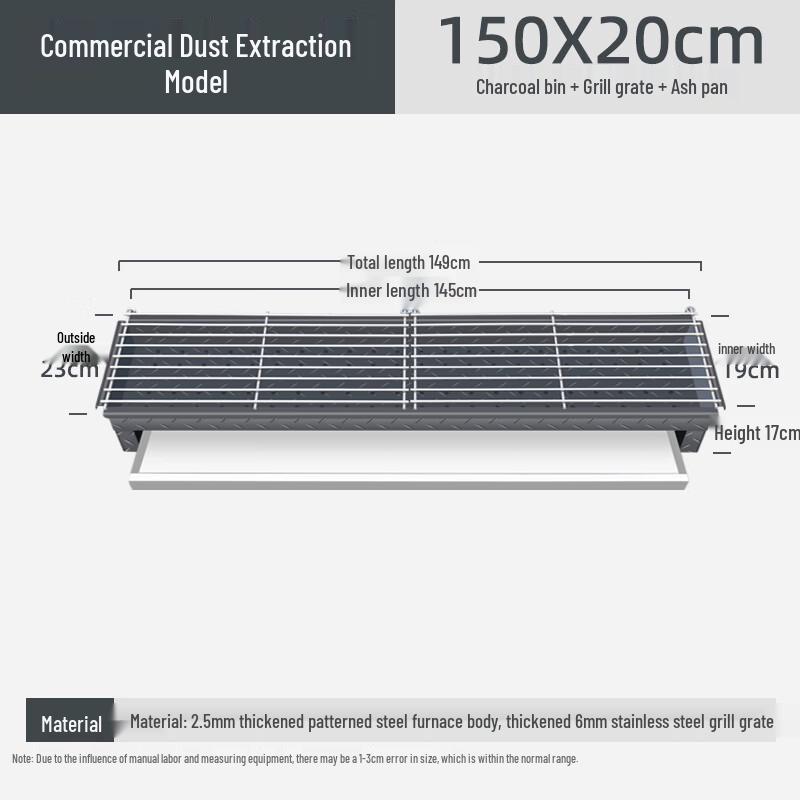 Commercial Charcoal BBQ Grill
