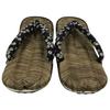 Edoten Geta Sandals with Tire Soles, Crow Bamboo, Cushioned Straps, Made In Japan, Cherry Blossom Color, Size LL