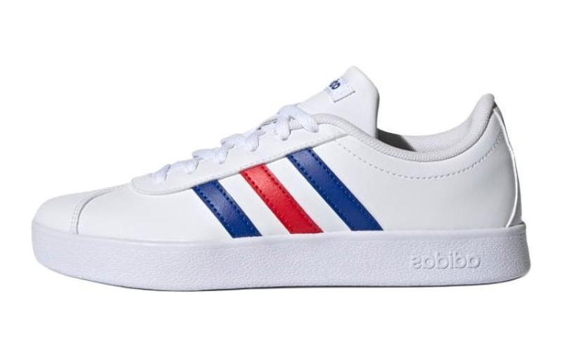 

Adidas VL COURT 2.0 K Abrasion Resistant Low top Kids Skateboarding Shoes White Blue Red Kids FY7170 28