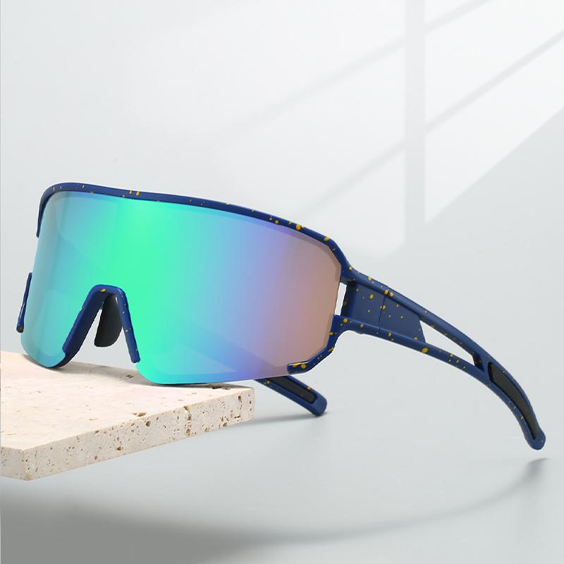 

Спортивные очки оверсайз мужские Новинка Панк Зеркальные Уличные Рыболовные Солнцезащитные очки Модные Ветрозащитные Защищающие от УФ-лучей Велосипедные Очки