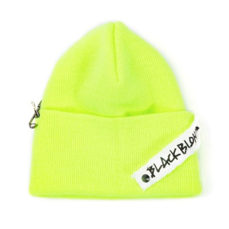 

Шапка бини BLACKBLOND BBD с боковой нашивкой (неон) FREE