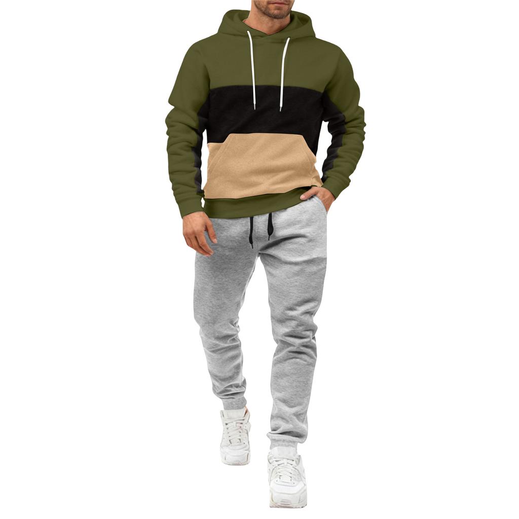 Men's Fall/Winter Hooded Sports Set