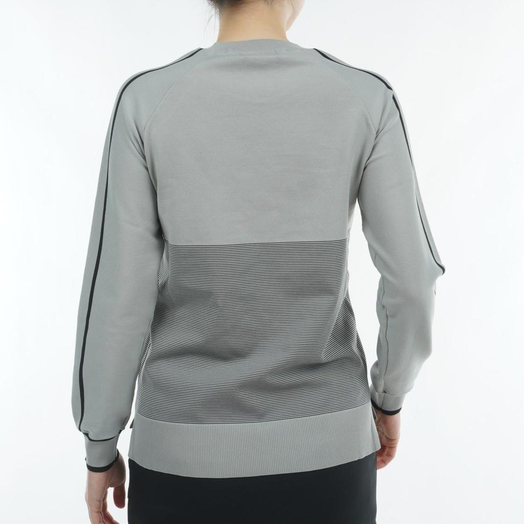 Golf Crew Neck Knit Recycled 1 [New Balance] Women's (Stretch Material) / 012-4170502 022_Gray [M]