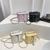 Chain Diamond Bag Women's New Trend Fashion Handbag Sweet Lady Shoulder Messenger Bag