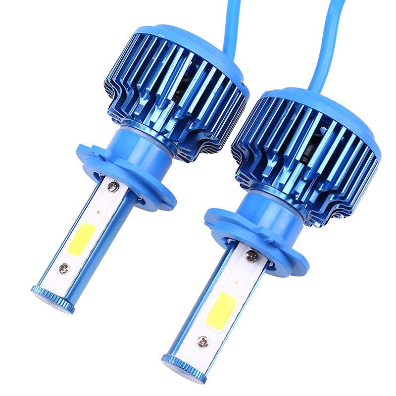 Car LED Headlight Bulb 9006 HB4 H1 H4 Hi-Lo H11 H7 H3 6000K White Beam 40W 12V 24V Universal Fog Lamp Car Accessories
