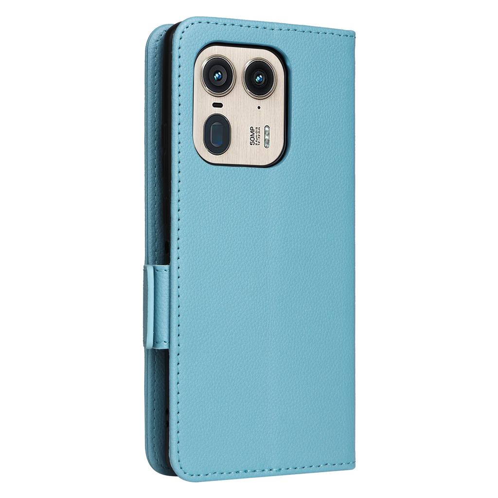 For Motorola Edge 50 Ultra 5G/Moto X50 Ultra 5G Case with Wrist Strap Litchi Texture PU Leather Wallet Phone Cover