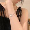 2024 Double Layer Heart Bracelet: Women's Niche Design, Light Luxury, Versatile, High-End, Best Friend Accessory