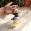 Cute Backpack Decoration Pendant Plush Little White Duck Doll Keychain Birthday Gift