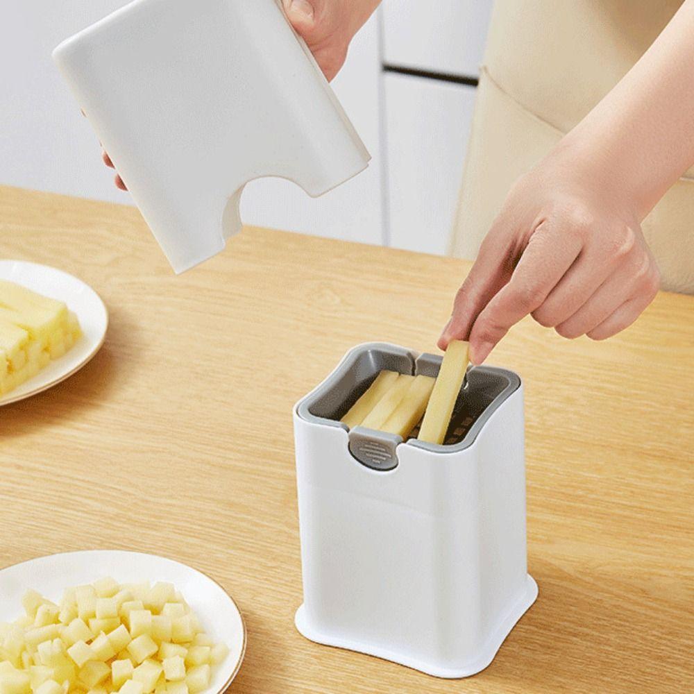 Efficient Vegetable Chopper Hand Press Vegetable Cutter Safe Potato Slicer Fruit