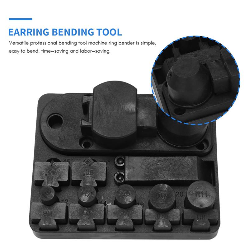 Ring Bending Tool Set, Ring Earring Bending Tools Multi-Functional Jewelry Ring Bending Machine Jewelry Repair NONE