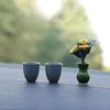 Dekoracja wnętrza samochodu Mini wazon na słonecznik Auto konsola środkowa Ozdoba na lusterko wsteczne na akcesoria SUV Kobieta Prezenty