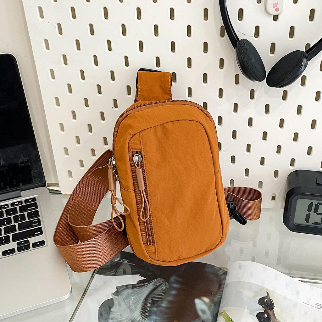 Crossbody Bag Men'S Outdoor Leisure Lightweight Mobile Phone Bag Trendy Brand Mini Small Breast Bag Women'S Shoulder Bag Sports Satchel