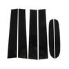 AJU1 For Ford Ranger Wildtrak T7 T8 2015-2021 PC Black Car Window Center Pillar Decoration Stickers Car Accessories