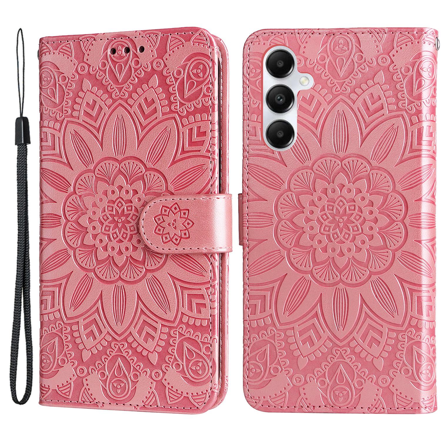 

Чохол-гаманець з підставкою для телефону Samsung Galaxy A05s 4G з ПУ шкіри, стійкий до подряпин, чохол для мобільного телефону Pink