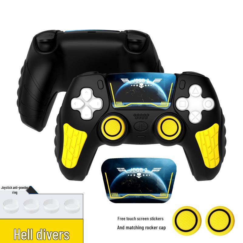 PS5 Silicone Non-Slip Sweat-Proof Controller Protective Cover for PlayStation 5