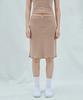 SLEEPYGOM Pure Brown Midiskirt