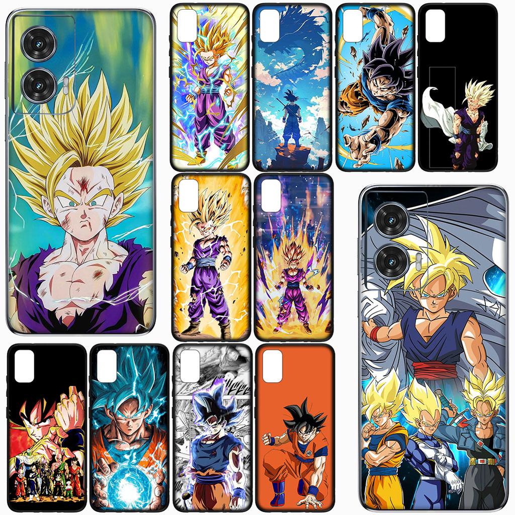 for Motorola Moto G86 G57 G67 G24 G15 G54 Power G13 G14 G34 G35 G45 G60 G53 G55 G64 G75 G72 Case Son Gohan Dragons Gokus Balls Z