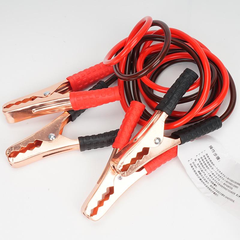 500A Car Battery Jumper Cables Emergency Power and Ignition Connection