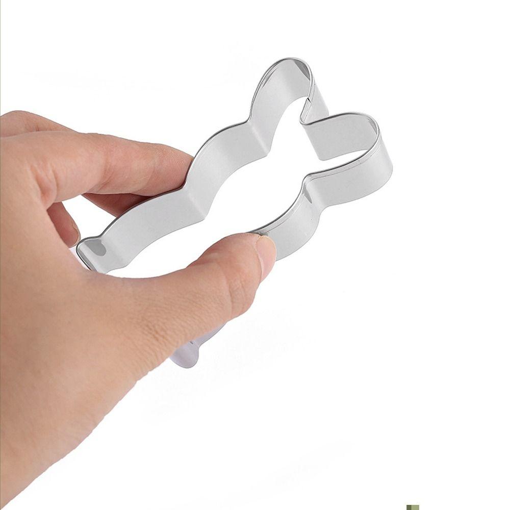 Cross Shaped Cartoon Animal Baking Mold Stainless Steel Kitten Cake Mold Set  Room Decoration
