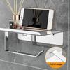 Stainless Steel 304 Punch-Free Toilet Paper Holder for Bathroom or Hotel Restroom