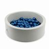 Toy balls ø7cm 200pcs metallic blue
