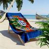 Royal Heraldry Ornate Symbols beach towel Outdoor camping Portable for travel quick-drying swim towel Outdoor pool towel swim Comfort beach towel